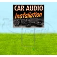 thumbnail image 1 of Car Audio Installation (18" x 24") Yard Sign, Includes Metal Step Stake, 1 of 6