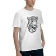 thumbnail image 2 of Clouded Leopard Men's T-Shirt Cotton 100% Summer Tops Fashion Casual Clouded Leopard Short Sleeves for Men Women Round Collar Top Tees, 2 of 6