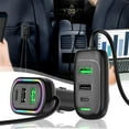 thumbnail image 3 of ABS Car Charger with 6 Ports, Fast Charging, Front & Rear Expansion for Drivers and Passengers, 3 of 7