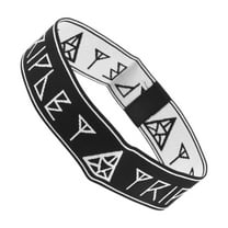 Unique Bargains Breathable Headband Elastic Headband for Sport Black White 1 Pc