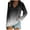Black, variant on Womens Tops 3/4 Sleeve Petite Womens Plus Size Tops Fashion Casual Long Sleeve V Neck Print Tops