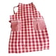 thumbnail image 1 of Delantal de chef con pechera, delantal de cocina para el hogar, para mujeres, hombres, para picnic, pintura, corte de pelo Rojo, 1 of 8