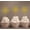 Glitter Gold, variant on Darling Souvenir, Christmas Celebration Snowflake Winter Cupcake Toppers, Wedding Dessert Decorations - Pack Of 20