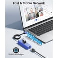thumbnail image 4 of Hub USB Ethernet ORICO de 4 puertos USB 3.0 con Gigabit Ethernet, 4 of 6