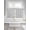 Grey, variant on Vintage Stripes 2 Panel Kitchen Curtains for Small Windows, Retro Minimalist Lines Pattern Light Blue Bathroom Tier Curtain, Short Window Treatment for Bedroom/Living Room 55"x24"