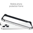 thumbnail image 3 of Compatible with iPhone 15 Pro Max Bumper Case Frame Edge Silicone Protective Ultra Thin Slim Lightweight Luxury Protection Shockproof Cover for Women Girls Man-Titanium White, 3 of 6