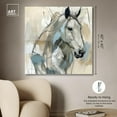 thumbnail image 5 of Horse Glint Canvas Horse Wall Art by Art Remedy, Gallery Wrapped, 40" x 40", 5 of 7