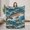 50x40, variant on Rainbow Trout Blanket Featuring Colorful Fish in a Flowing River for Fishing Enthusiasts 50x40 in