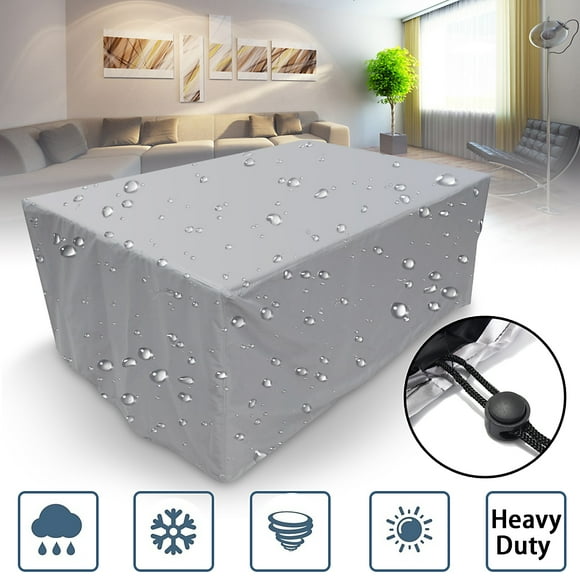 Multi-functional Furniture Set Cover Table Chair Sofa Protector Rectangular Furniture Cover All Weather Protection for Patio Garden Park Outdoor