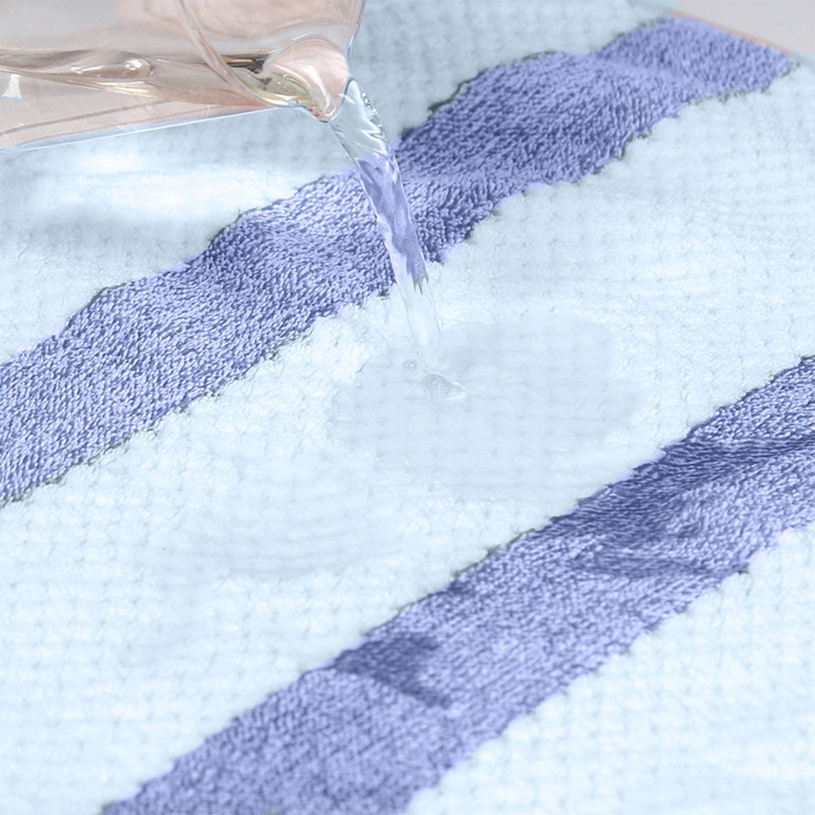 Lot De 4 Serviettes De Bain En Velours Corail - 72x35 Cm, Douces, Absorbantes Et Légères - Pour Sport, Voyage, Salle De Bain - 6