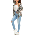 thumbnail image 2 of FIUFY Womens Casual Long Sleeve Button Down Shirts Loose Fit Plaid Shacket with Pockets, 2 of 4