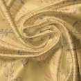 thumbnail image 7 of Ambesonne Garden Art Valance & Curtain, Outline Drawing Branches, 55"x30", Mustard Orange, 7 of 7