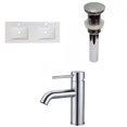 thumbnail image 1 of American Imaginations 59-in. W 1 Hole Ceramic Top Set In White Color - Overflow Drain Incl. AI-32807, 1 of 9