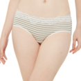 thumbnail image 5 of INNERSY Womens Lace Underwear Cotton Hipster Panties Soft Lace Underwear Pack of 6 (XS, Black/White/Gray/Stripes), 5 of 6