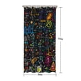thumbnail image 5 of Math Equations Handwritten Notes Black Pattern Shower Curtain 36"x72" ,Bathroom Decorative Shower Curtains Set with 12 Hooks,Modern Waterproof Washable Shower Curtain, 5 of 6
