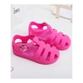 thumbnail image 2 of Seyurigaoka Kids Girls Boys Casual Soft Bottom Sandals, Solid Color Hollow-Out Package Head Non-Slip Flat Shoes, 2 of 7