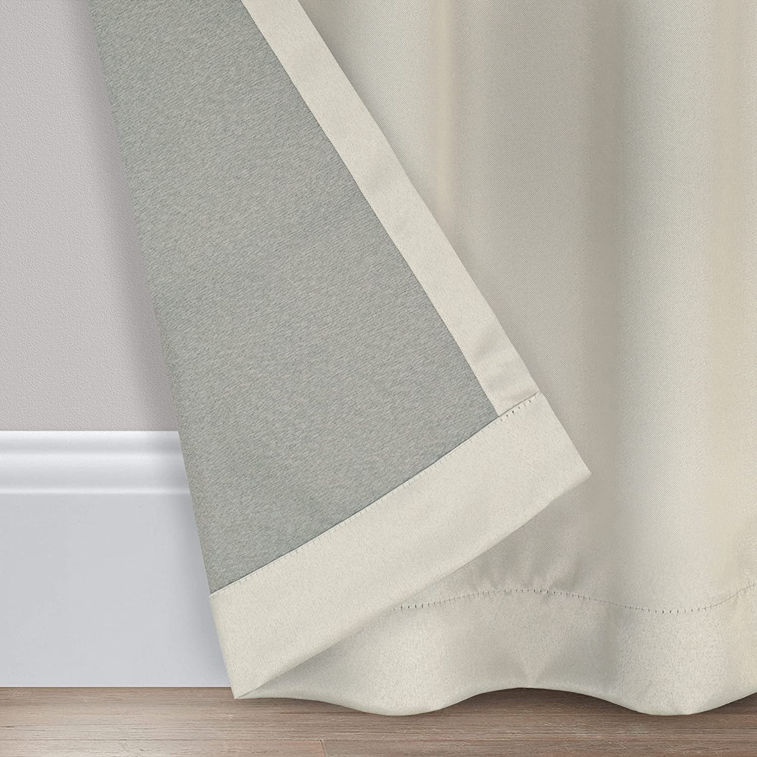 Eclipse Solid Thermapanel Room Darkening Rod Pocket 54 x 54 Panel in Stone