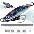 thumbnail image 1 of Fast Sinking Metal Spoon Jig Fishing Lure: Lifelike Action for All Waters!, 1 of 8