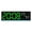 Black shell green, variant on Giaone Multipurpose Digital LED Alarm Clock Time Date Temperature Display Soft Alarm Feature Timers Stopwatch Stylish for Home