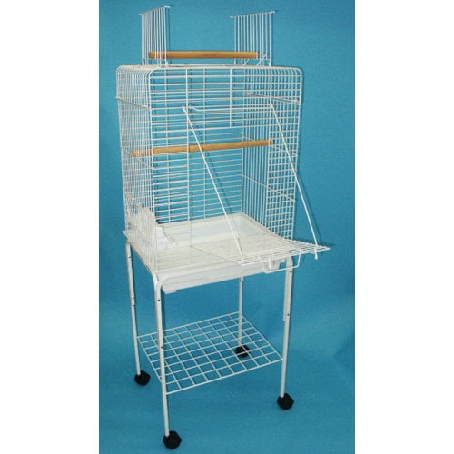 YML Open Play Top Small Parrot Bird Cage with Stand