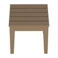 thumbnail image 3 of WestinTrends Ashore Oversized Outdoor Side Table, 18 Inch All Weather Poly Lumber Adirondack Patio Side Table Square End Table, Weathered Wood, 3 of 6