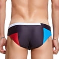 thumbnail image 3 of Kakii Men's Quick Dry Swim Briefs Bikini Swimsuit Board Shorts with Adjustable Drawstring, 3 of 3