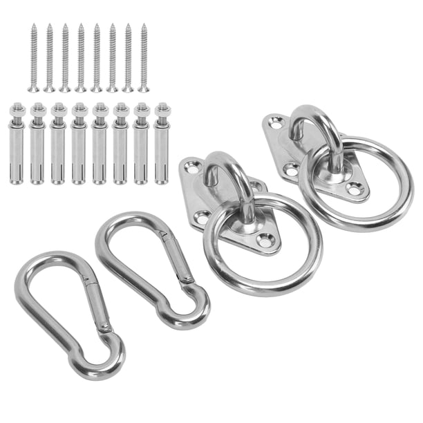 Kit De Suspensión De Techo De Acero Inoxidable, Soporte De Suspensión De Alta Dureza, Gancho Para Columpios De Hamaca De Yoga