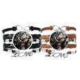 thumbnail image 1 of Pulsera de cuerdas de cuero Unbranded Música de jazz en la cultura de la calle, 1 of 3