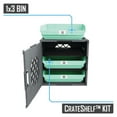 thumbnail image 5 of UbeCube Grabinet™ 1x3 - Crate with Three Large Storage Bins, 5 of 9