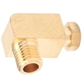 thumbnail image 3 of Elbow Compression Tube Pipe Fitting, Compression Pipe Fitting Compression Tube Pipe Adapter Durable Brass Pipe Connector  For Oil Lubrication System PL408 4mm / 0.16in M8 X 1, 3 of 8