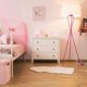 thumbnail image 5 of Lámpara de mesita de noche creativa, romántica y cálida para dormitorio infantil para niños y niñas, linda lámpara de mesa con dibujos de animales, color rosa, 5 of 5