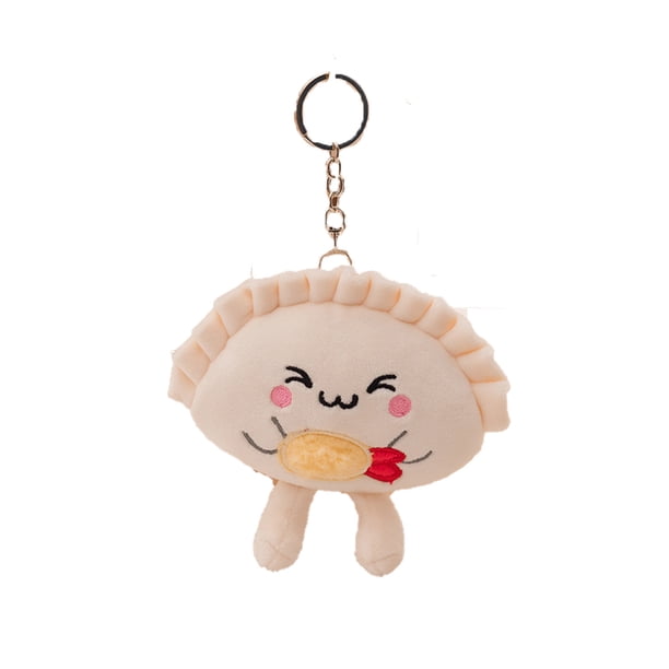 Soft Toy Dumpling llavero lindo animal de peluche niños adultos hechos a mano
