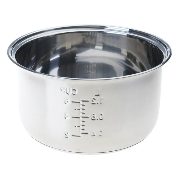 AOOOWER Stainless Steel Replacement Inner Pot for Rice Cooker Nonstick Pan Inside Bowl