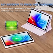 Android 14 Tablet 7 Inch, 8GB RAM (4+4 Expandable) 32GB ROM, 1TB Expandable Storage, IPS HD Screen (1024x600), Dual Camera, 3000mAh Battery, BT 5.0/WiFi, Includes Protective Case