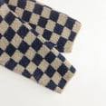 thumbnail image 3 of FAIOROI Big Girls' 7T Navy Checkered Cotton Knit Cardigan - Soft Durable, Button-Front, Easy On/Off, All-Season for School & Daily Wear, 3 of 9