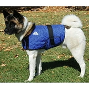 Angle View: HyperKewl Canine Cooling Coat, Blue