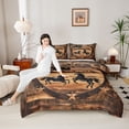 thumbnail image 4 of Castle Fairy Female Men Galloping Horse Twin Comforter Sets,USA Flag Bedding Set, 4 of 8