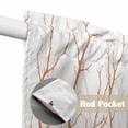 thumbnail image 4 of Orange Branches Swag Valances for Windows, Kitchen Window Curtains Over Sink, Modern Abstract Art Forest Silhouettes Window Treatment Curtains for Living Room/Bedroom Curtains 2 Panel Sets 36"x45", 4 of 8
