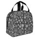 thumbnail image 2 of Fotbe simple white Snowflake Bolsa Térmica con Estampado y Forro de Aluminio Grueso Bolsa de Almuerzo con Bolsillo Frontal para Hombres y Mujeres, Ideal para Trabajo, Escuela, 2 of 8