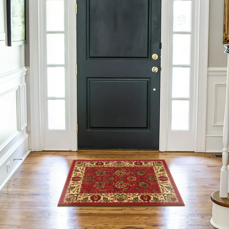 Three Antique Persian Rugs Look Stunning in Foyer