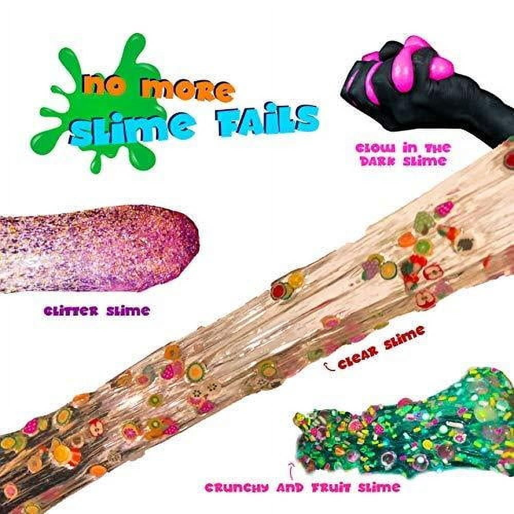 DIY Slime Kit Supplies Kids - Ready Slimes Making Kits Craft for Girls Boys Children Set Includes Big Box, Glow Powder, Fluffy Slim, Clear Slime, Glitter, Egg Putty Fruit Slices, Fish