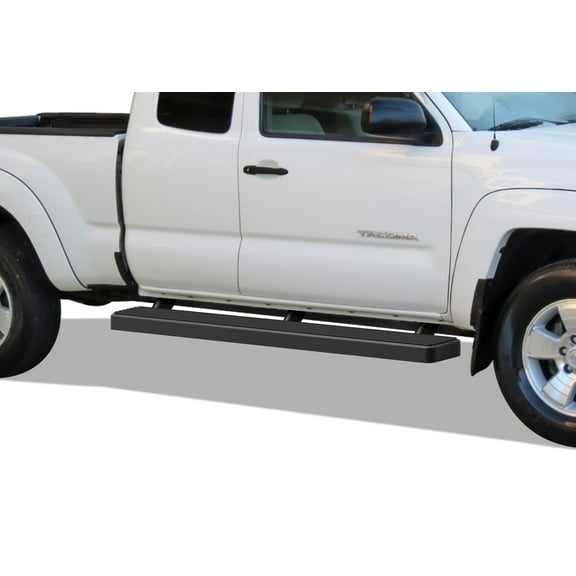 APS 6" Black Stainless iSteps Fit 05-23 Toyota Tacoma Access Cab Rocker Mount