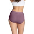 thumbnail image 5 of Fruit of the Loom Women's Breathable Cotton Stretch Brief Panties, Moisture‑Wicking, Full Coverage, Multipacks, Sizes S–3XL, 5 of 12