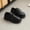 Black, variant on LvhaoGJOB Boys' Loafers - Comfortable Fit, Stylish Design & Non-Slip Platform Sole