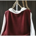 thumbnail image 3 of RXMEKW White Coat Women, Solid-Color Knitted Loose Versatile Coat, 3 of 6
