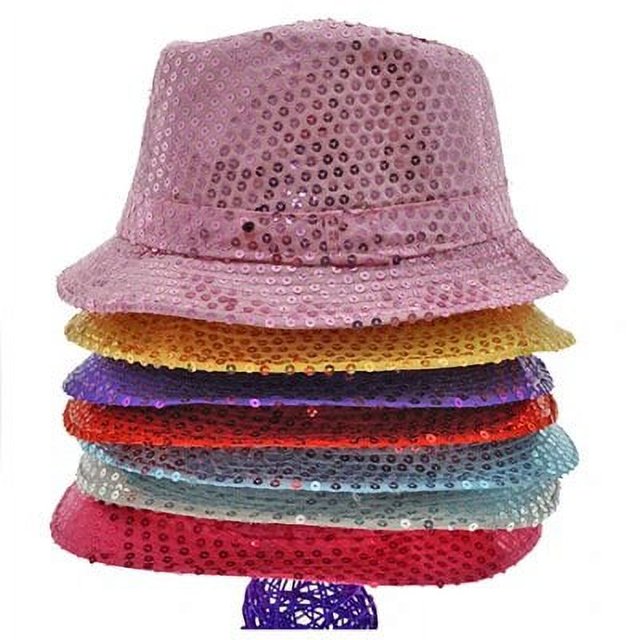 Sombreros parpadeantes de estilo hip hop para decoración de fiestas, sombrero de jazz con luz led, colorido, para fiesta, venta al por mayor, 10 unids/lote