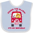 thumbnail image 3 of Inktastic Fire Truck 2nd Birthday Boy Boys Baby Bib, 3 of 4