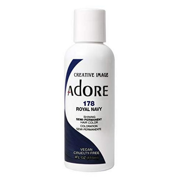 Adore Semi-Permanent Haircolor #178 Royal Navy 4oz (Pack of 2)