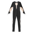 thumbnail image 5 of Zaldita Girls Rhinestone Gymnastic Jumpsuit One Piece Full Body Long Sleeve Gymnastics Leotards Dance Bodysuit for Kids Black 8, 5 of 7