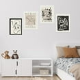 thumbnail image 3 of PixonSign Framed Wall Art Pablo Picasso Portrait and Plant Illustrations Posters, Set of 4 Duotone Variety Classic Digital Art Vintage Retro Abstract Canvas Prints for Home Decor - 8"x10" White, 3 of 5